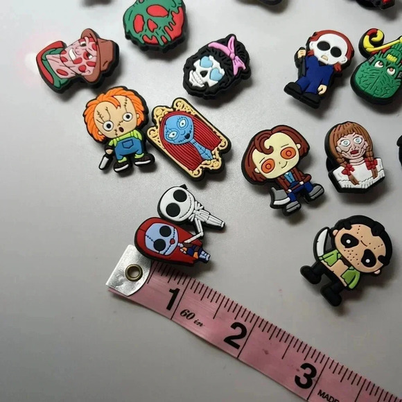 Croc Shoe Horror Jason Freddy Kruger Jibbitz Charms, Nightmare Before Christmas - Picture 2 of 4